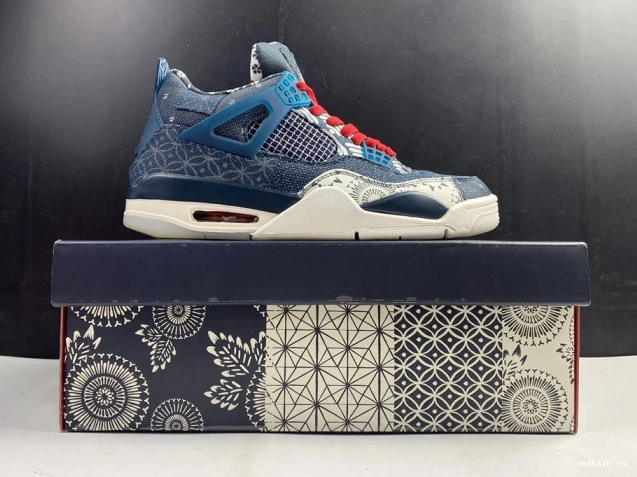 Rep Onekick SE CW0898-400 Sashiko Jordan Retro 4 Air 0711
